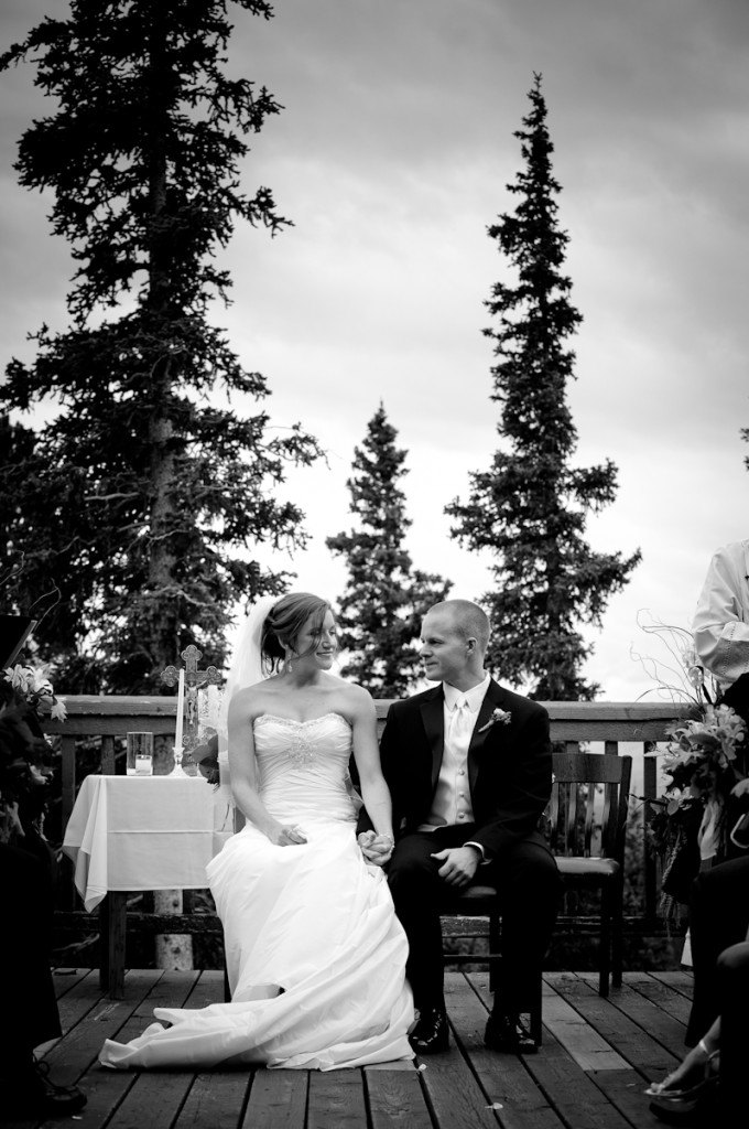picture of wedding in Keystone, Colorado