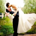 picture of bride and groom