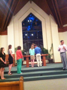 Wedding rehearsal at the Chapel at Beaver Creek