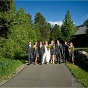 picture of a wedding at the Silverthorne Pavilin
