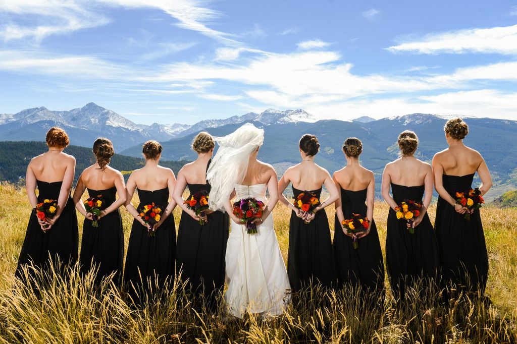 picture of a wedding in Vail