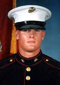 Thomas Houser, a U.S. Marine, of Council Bluffs, Iowa, is shown in an undated photo. Houser, 22, died in Iraq, Monday, Jan 3, 2005,  Iowa time, his stepdad Larry Ward said. (AP Photo/The Daily NonPareil)