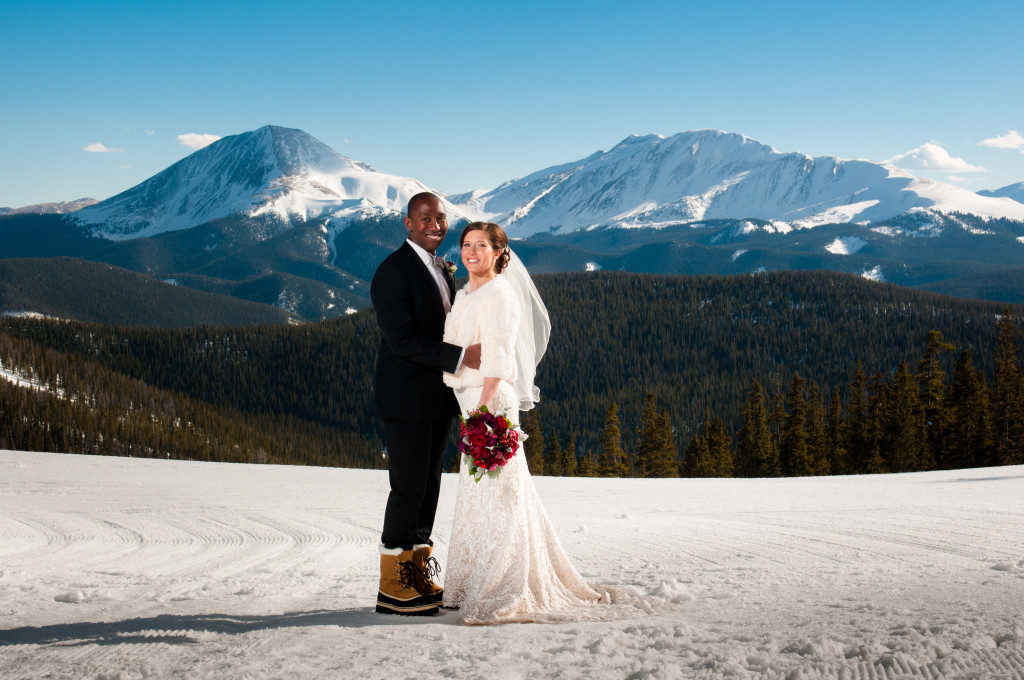 picture of a winter wedding