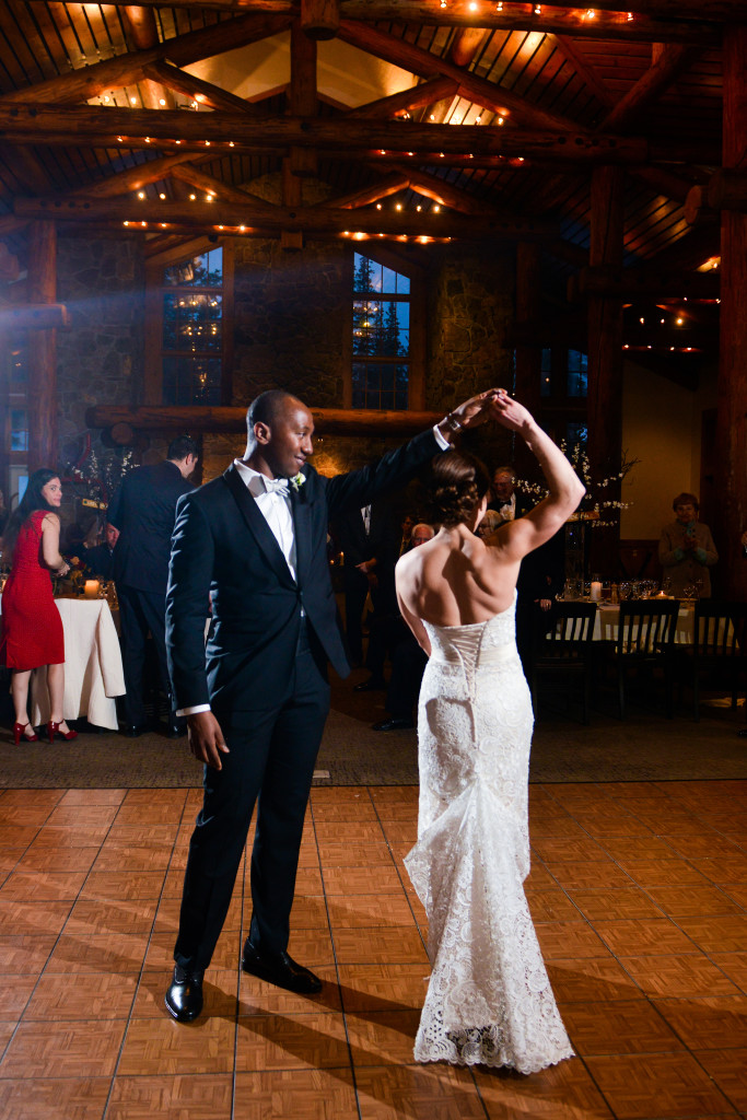 picture of a bride and groom dancing