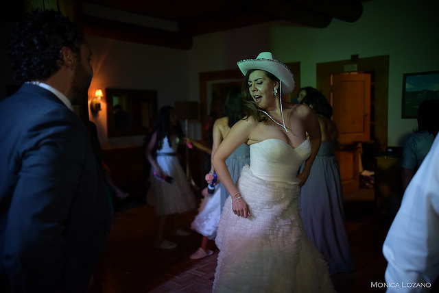 picture of a bride dancing
