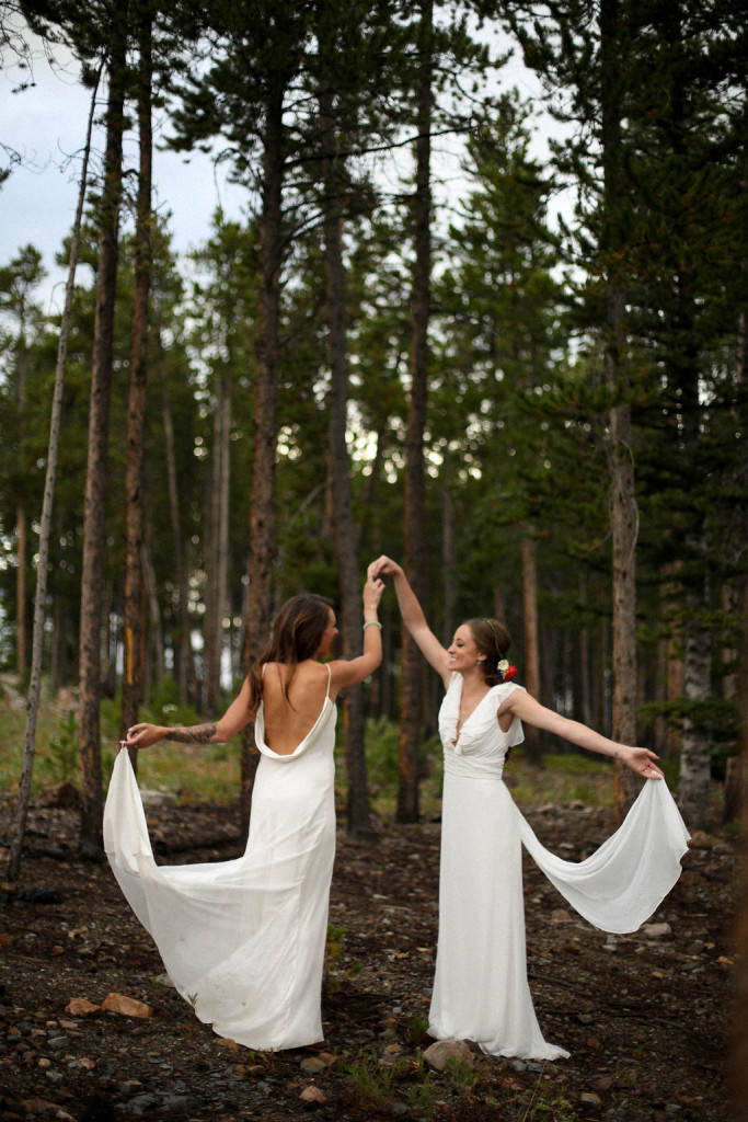 picture of two brides