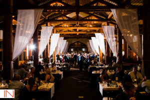 Timber Ridge Wedding Venue at night