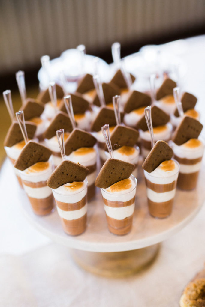 picture of a desert bar at a wedding